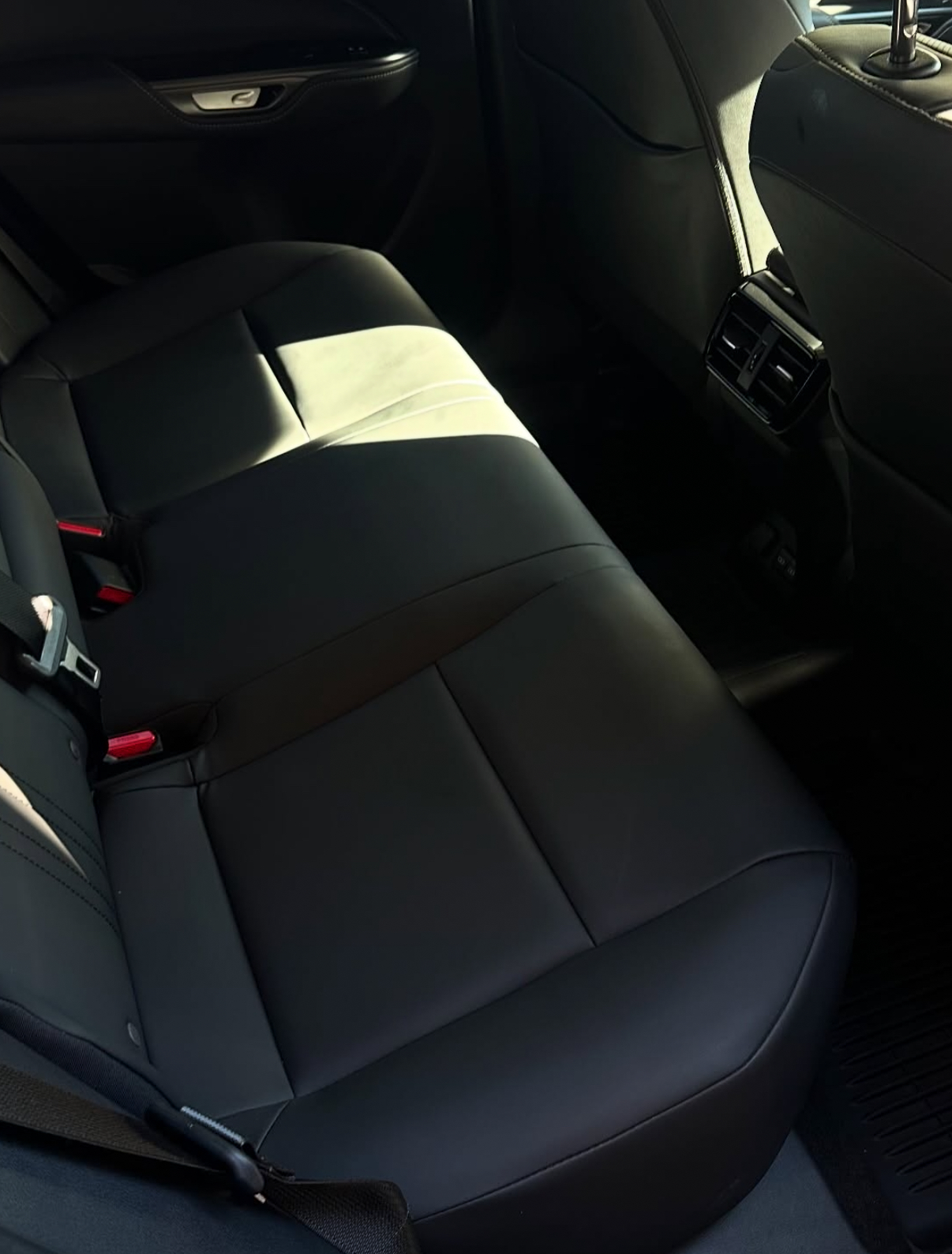 Clean leather rear seats interior detail Scottsdale