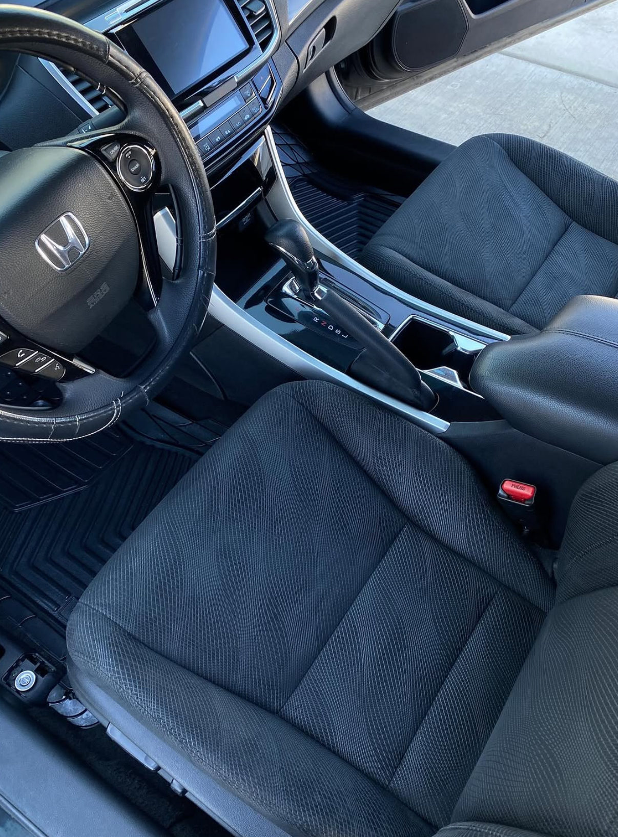 Honda Accord interior after professional detailing